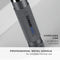 ConairMan Ear, Nose, and Eyebrow Hair Trimmer for Men, Cordless Battery-Powered Trimmer with Professional Metal Handle, Patent 360 Bevel Blade for No Pull, No Snag Trimming Experience