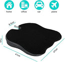 VIYNRAN Seat Wedge Cushion with Cover for Sciatica Coccyx Tailbone Hip Posture Correction, Lumbar Support Pads Back Pain Relief Breathable Seat Cushion for Car Driver Seat, Office Chair, Wheelchair