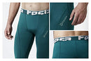 TSLA Men's 3/4 Compression Pants, Running Workout Tights, Cool Dry Capri Athletic Leggings, Yoga Gym Base Layer P15-FRGZ_ X-Large