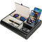 Jack Cube Valet Tray Leather, Desk or Dresser Organizer, Catch-all For Keys, Phone, Wallet, Coin, Jewelry, and More (26.26 x 5.5 x 20.8 cm) - MK158