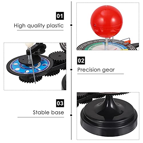 Hemobllo Sun Earth Moon Orbital Model Kids Solar System Model Astronomical Science Educational Kits