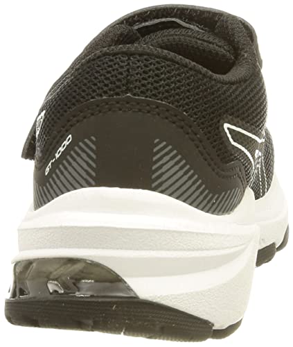 ASICS Unisex Children's Gt-1000 11 PS Trainers, Black White, 10 US