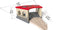 Hape Wooden Railway Big Engine Shed Train Set