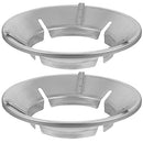 Kichvoe Induction Burner 2PCS Wok Ring For Gas Stove Stainless Steel Wok Rack Round Bottom Wok Stand Wok Accessories-10 * 2Inches Gas Stove Pot Rack