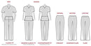 Dickies EDS Professional Women Scrubs Dress Button Front 84500, White, X-Small