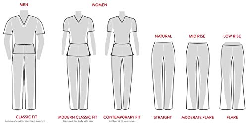 Dickies EDS Professional Women Scrubs Dress Button Front 84500, White, X-Small