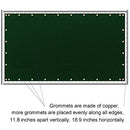 Sunnyglade 6’ x 50’ Privacy Screen Fence Heavy Duty Fencing Mesh Shade Net Cover for Wall Garden Yard Backyard (Green)