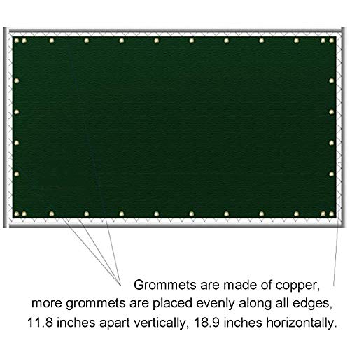 Sunnyglade 6’ x 50’ Privacy Screen Fence Heavy Duty Fencing Mesh Shade Net Cover for Wall Garden Yard Backyard (Green)