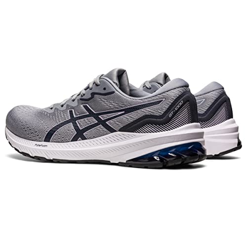 ASICS Men's GT-1000 11 Running Shoes, Piedmont Grey/Midnight, 10 US