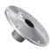 Attwood SP-67904 Swivl-Eze Lock'N-Pin Aluminum 1.77 Series Snap-Lock 9-Inch Boat Seat Round Base Plate