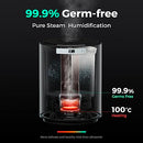 Humidifiers for Large Room, Y&O 10L Steam Whole House Humidifier with Auto Shut Off, Filterless Design, 3 Level Mist Maximum 1200ml/H Output, Covering up to 100m²