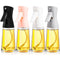 Lallisa 4 Pcs Oil Sprayer for Cooking 180 ml Glass Olive Oil Sprayer Mister Oil Dispenser Bottle for Kitchen Oil Vinegar Spritzer for Air Fryer Gadgets Making Baking Frying Bbq Salad Accessories
