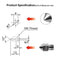 3D Printer Nozzles 5PCS, 0.4mm Tungsten Steel Alloy MK8 Nozzles for Most FDM 3D Printers Ender Series