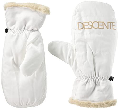 Descente Women's Golf Mittens for Fall and Winter 22 Model, WH00 (white), FREE サイズ