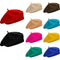 10 Pieces Artificial Wool Beret for Women, French Beret, Artist Hat, French Style Winter Warm Beret Cap Set for Ladies Girls, Assorted Color, 56-58 cm/ 22-22.8 inches