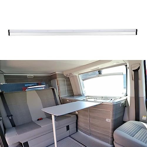 RV Removable Table Leg, Aluminum Alloy Desktop Slider Rail for RV Yacht Caravan Motorhome Travel Camping Portable Furniture, Space Saving Table Pedestal Stand Base