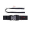 Luggage Straps Suitcase Belts Travel Accessories Bag Straps Adjustable Heavy Duty with Quick-Release Buckle 4 Pack (Black - 1m - 25mm)