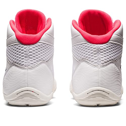 ASICS Men's Matflex 7 Wrestling Shoes, White/Diva Pink, 12 US