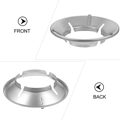 Kichvoe Induction Burner 2PCS Wok Ring For Gas Stove Stainless Steel Wok Rack Round Bottom Wok Stand Wok Accessories-10 * 2Inches Gas Stove Pot Rack