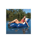 Intex Floating Recliner Pool Lounge 71 In. X 53 In. Blue/White