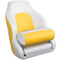 MSC Captain Boat Seat (White/Yellow, Captain Boat Seat)