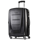 Samsonite Unisex-Adult Winfield 2 Hardside Luggage with Spinner Wheels, Brushed Anthracite, Checked-Medium 24-Inch, Winfield 2 Hardside Luggage with Spinner Wheels