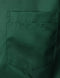 ZEROYAA Men's Urban Stylish Casual Business Slim Fit Long Sleeve Button Up Dress Shirt with Pocket, Dark Green, Small