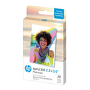 HP Sprocket 2.3 x 3.4 Premium Instant Zink Sticky Back Photo Paper (20 Sheets) Compatible with HP Sprocket Select and Plus Printers.