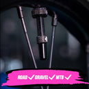 Muc Off Black Tubeless Presta Valve 60mm - v2, B08Y8ZZNWR