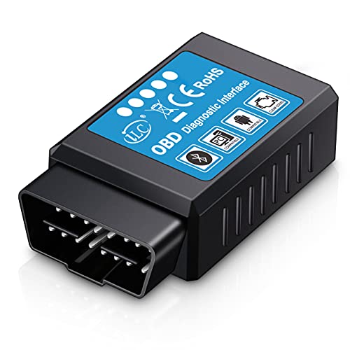 iLC OBD OBD2 Bluetooth Car Diagnostic Scanner Tool – Compatible with Android & Windows Devices (Not for Apple iPhone iPad)