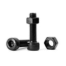 (40 Sets) M6 x 16mm Bolts and Nuts Set Socket Head Cap Screws 12.9 Grade Alloy Steel Black Full Thread