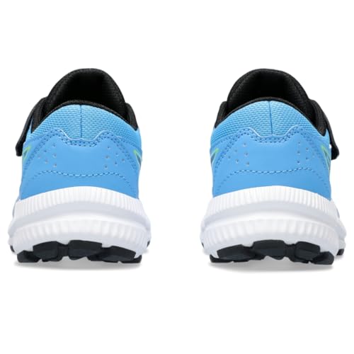 ASICS Kid's Contend 8 Pre-School Running Shoes, Waterscape/Black, 3 Little Kid