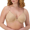 Bali Women's Underwire Shaping Bra, Comfort Revolution T-Shirt Bra, Front-Close Bra, Nude, 20B