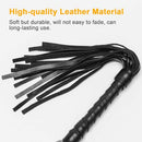 Zhichengbosi Horse whips Crop, Horse Crop with Faux Leather, Equestrian Riding Crops for Horses, Black Horse Whips for Show and Riding (Black, 30)