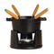 STAUB Cast Iron Mini Fondue Set, Black, 10 cm