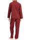 Hanes Woven Plain-Weave Pajama Set, Red Plaid, X-Large