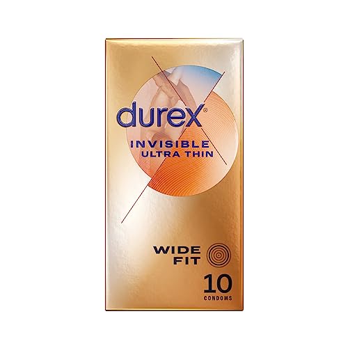 Durex Invisible Wide Fit Condoms Pack of 10