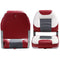 NORTHCAPTAIN T1 Deluxe Low Back Folding Boat Seat,Stainless Steel Screws Included,White/Wine Red/Charcoal(2 Seats)