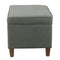 HomePop 24" Storage Ottoman, Gray (K7732-F2281-V), Large