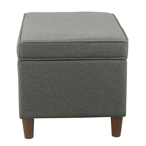 HomePop 24" Storage Ottoman, Gray (K7732-F2281-V), Large