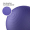 PROIRON Exercise Ball Anti-Burst Yoga Ball Chair with Quick Pump Slip Resistant Gym Ball Supports 500KG Balance Ball for Pilates Yoga Birthing Pregnancy Stability Gym (58-65cm Purple)