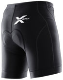 2XU Women's Endurance Cycle Shorts, Black/Black, X-Large