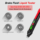 Brake Fluid Liquid Tester, Automotive Brake Fluid Content Detector, Vehicle Brake Diagnostic Testing Tool, Hydraulic Fluid Liquid Tester Pen Oil Moisture Tester Analyzer Meter for DOT3 DOT4 DOT5.1