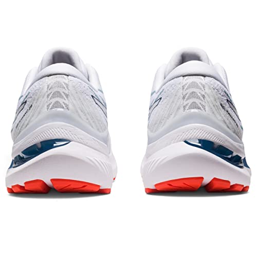 asics Men's Gel-Kayano 29 Running Shoes, 12, White/DEEP Ocean