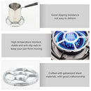 SOLUSTRE Wok Burner Wok Burner 3 Pcs Gas Ring Reducer Trivets Gas Stove Cooker Plate Coffee Pot Stand Wok Stove Rack Milk Pot Holder for Kitchen Gas Gas Stove Accessories Wok Ring Wok Ring