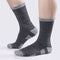 YUEDGE Men's Walking Hiking Socks Moisture Wicking Cushioned Gym Athletic Socks Casual Crew Socks for Size 9-11