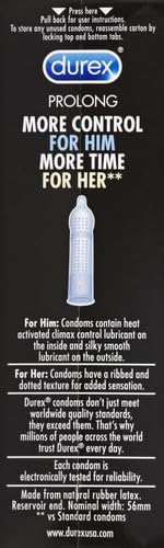 Durex Durex Prolong, 12 Count, 12 Count