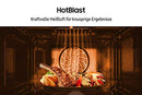Samsung MC2BM6035CS/EG Combination Microwave with Grill and Hot Air, 900 W, 28 Cooking Chamber (Extra Large), 20.5" Width, HotBlast Technology, SlimFry, Silver