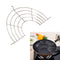 Wok Rack, Kitchen Storage, Kitchen, Wok, Frying Pan, Pot, Stainless Steel Shelves, Food Cooling Rack (Large) (Large) Oil Drain Rack for Frying, Food Strainers (Large Size)