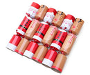 Toyland® Pack of 6 Fun Christmas Crackers with Santa Character to Race to Santa's Workshop